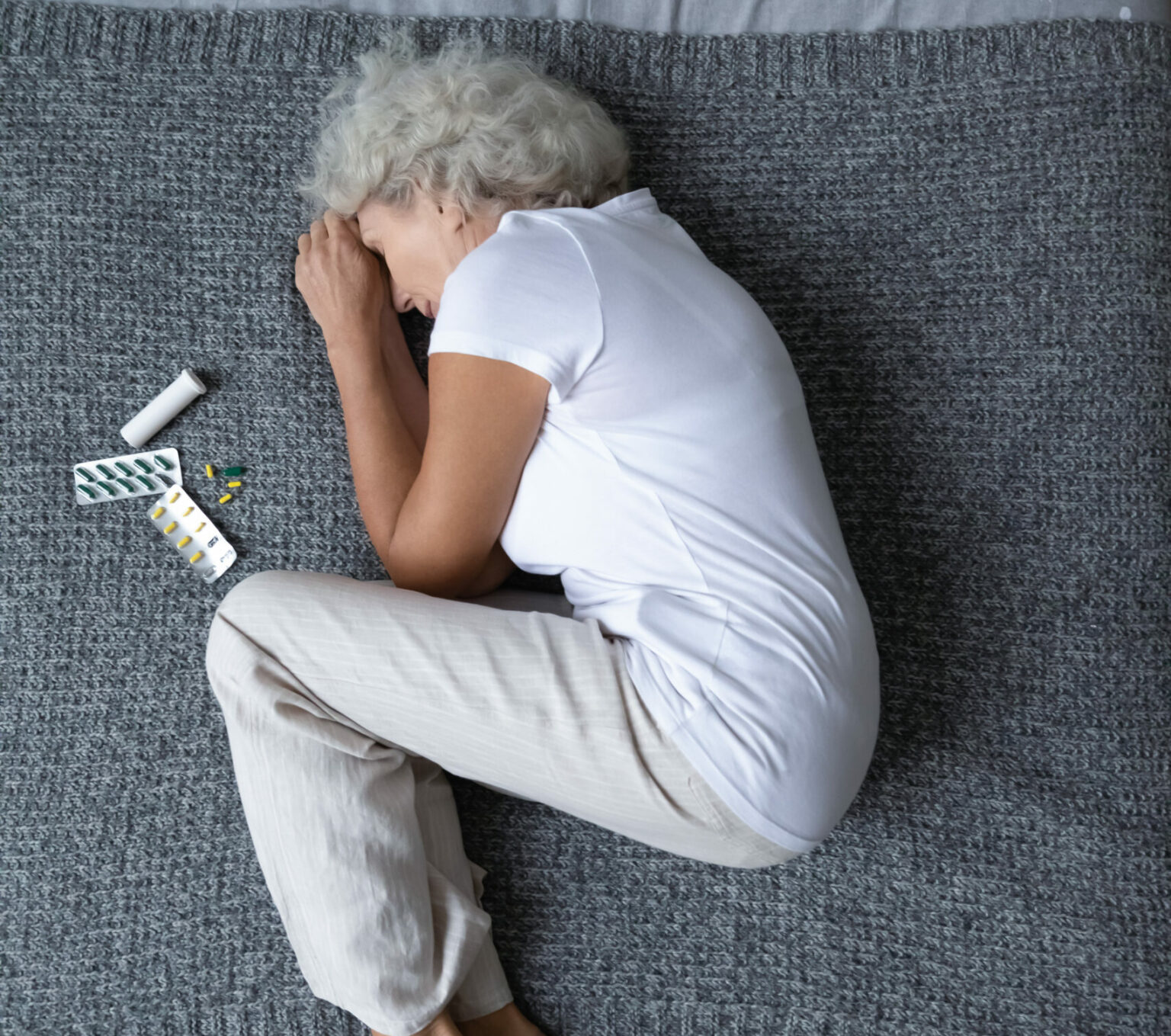 Elder Woman Cant Afford Drugs