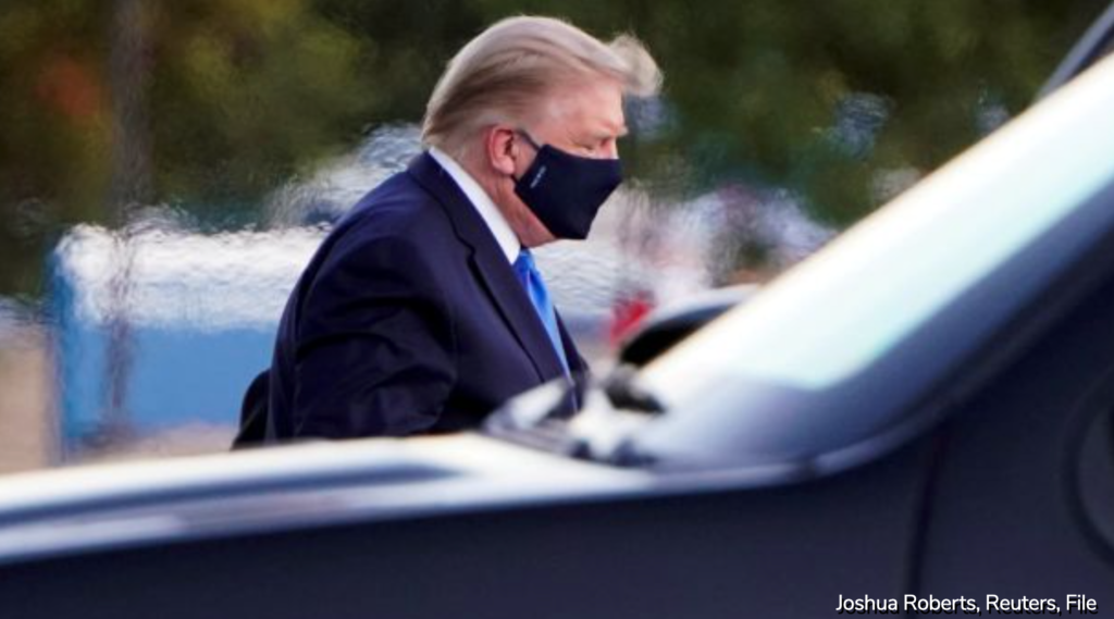 Trump in Mask